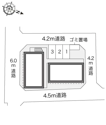 ★手数料０円★東久留米市八幡町　月極駐車場（LP）